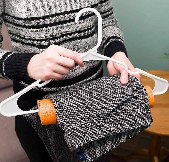 Keep Things Crease-Free With a Pool Noodle