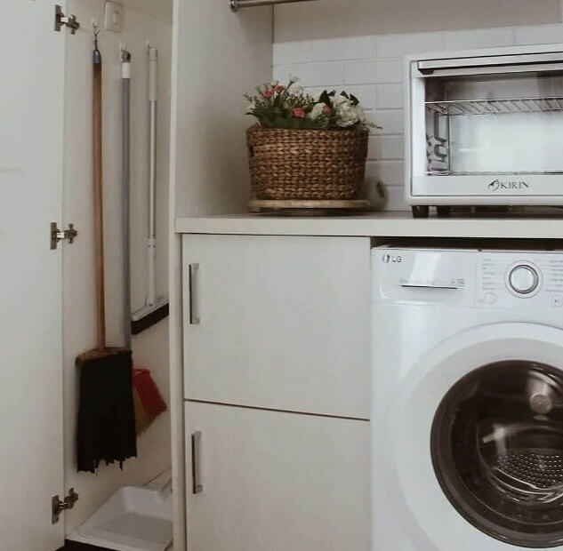 Hang up Your Cleaning Supplies to Save Space