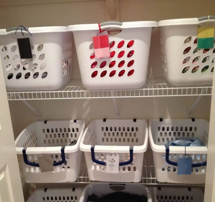Label Your Laundry Bins and Make Laundry Day a Breeze
