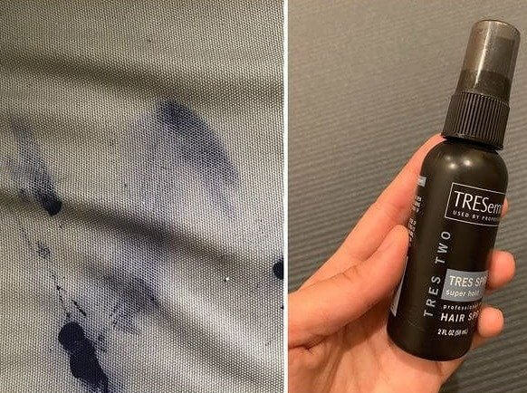 Use Hair Spray to Remove Ink Stains