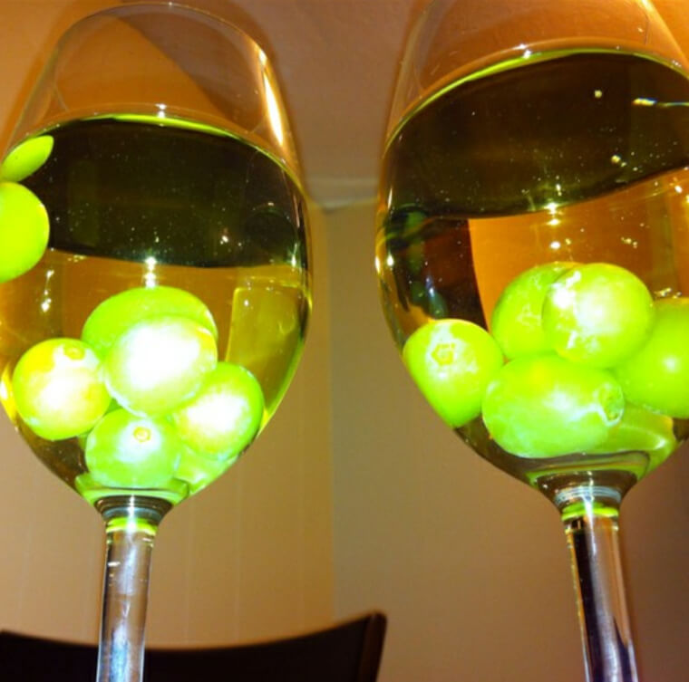 Use Frozen Grapes as Ice Cubes