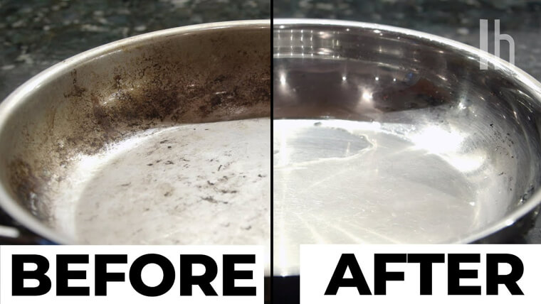 Boil Water in Pans to Remove Stubborn Stains