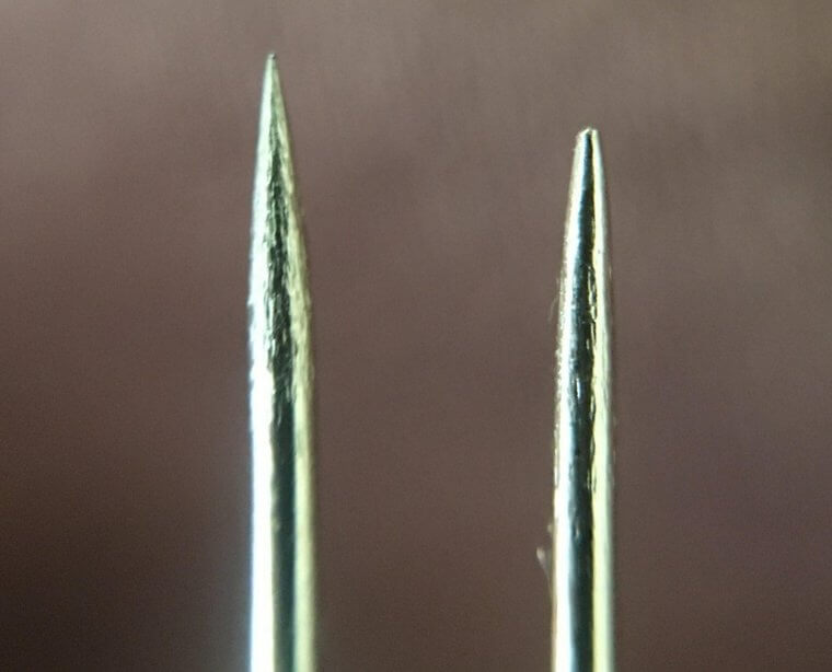 Help Your Needle Glide Through While Sewing by Rubbing It With Bar Soap First