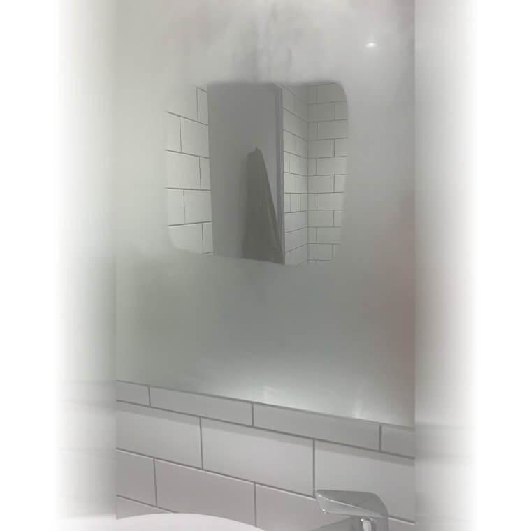 Stop Your Mirror From Fogging by Rubbing Soap on a Portion of It Pre-Shower