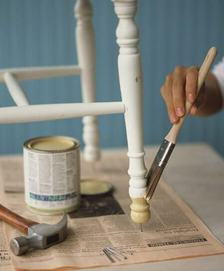 Hoist Your Chairs for Repainting