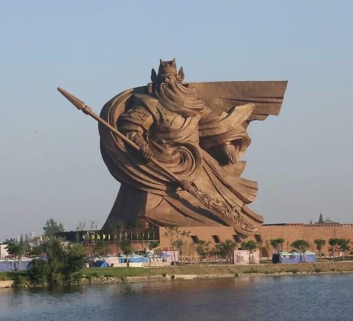 This Giant Warriors Statue Stands Even Taller Than Initially Intended