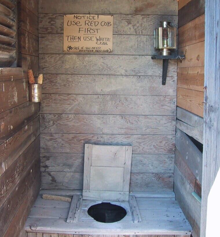 People Went to the Bathroom in Outhouses That Smelled Horrid