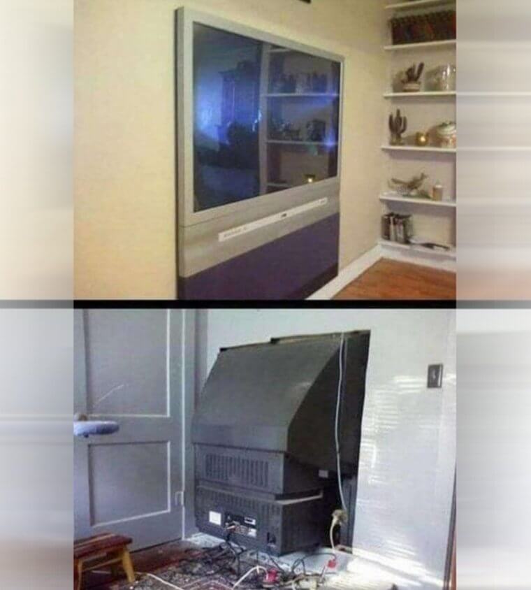 This Flat-Screen TV Is Totally Legit