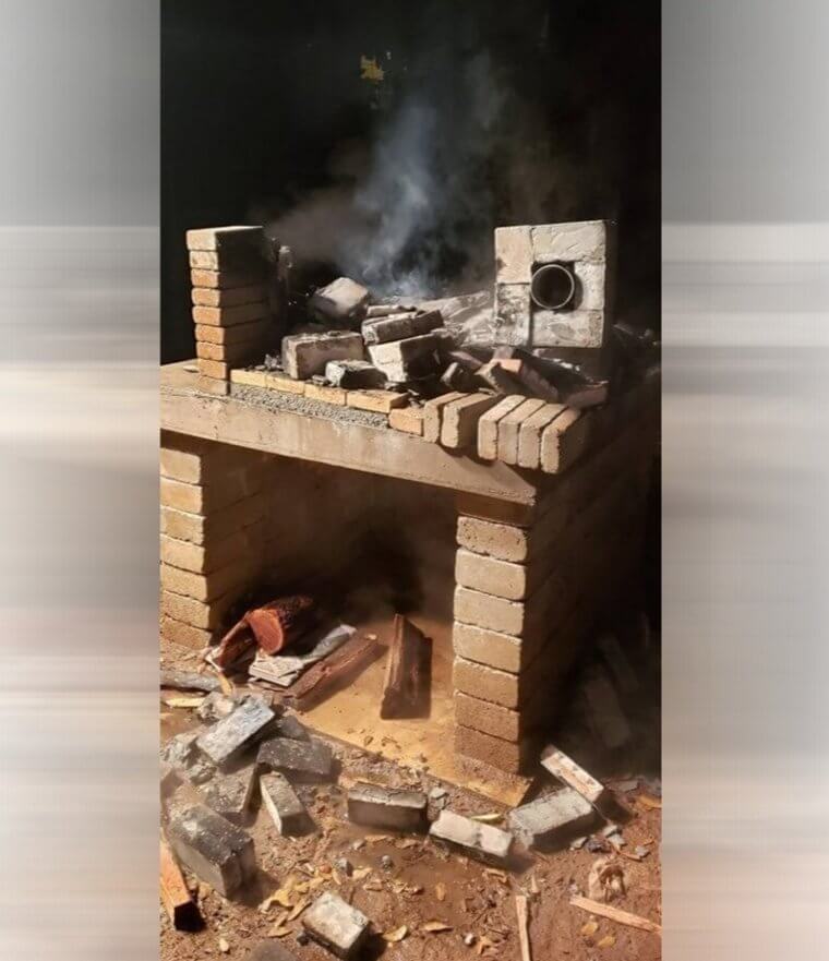 An Explosive DIY Grill