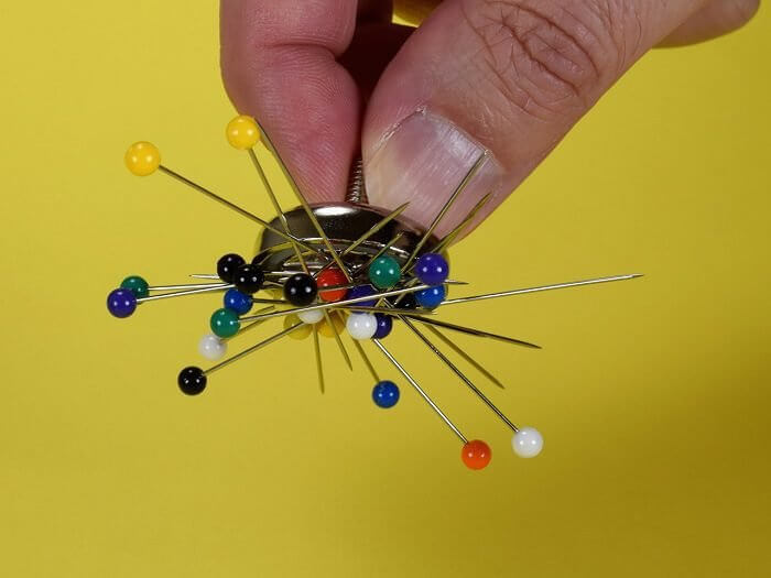 Keep All Your Pins Together With a Magnet
