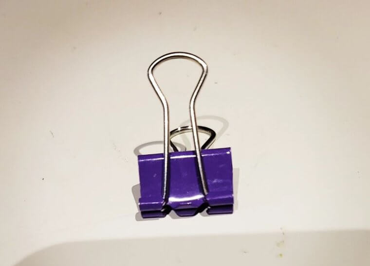 Use Binder Clips to Hold Difficult Fabric Together