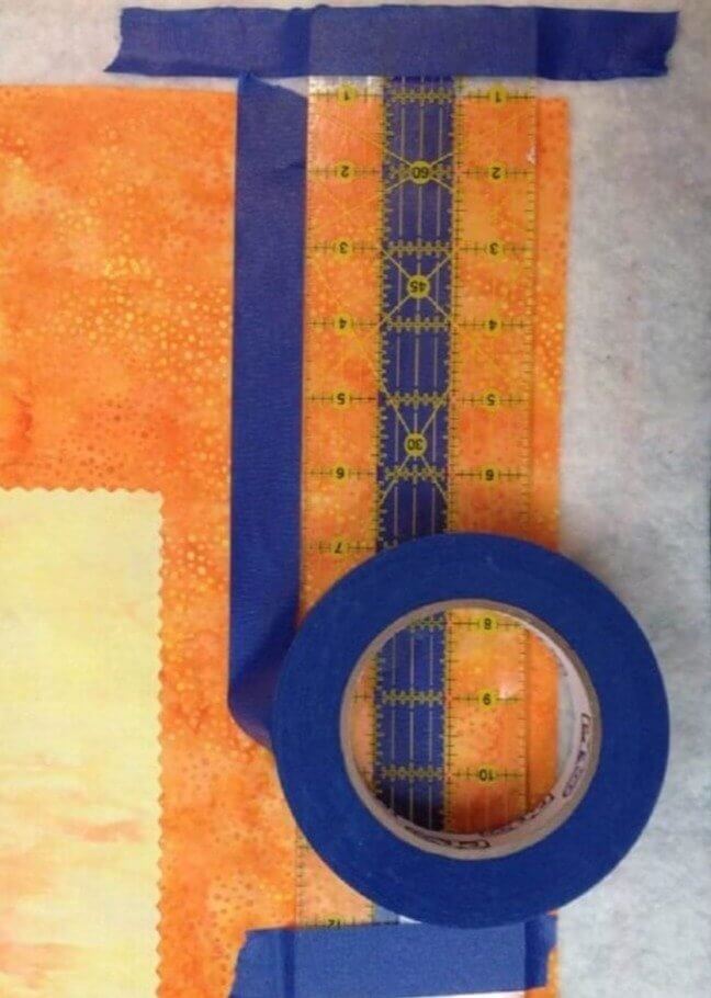 Use Masking Tape to Sew a Perfect Quilting Line