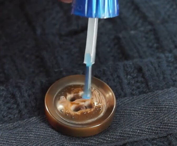 Keep Your Buttons on for Longer With Nail Polish