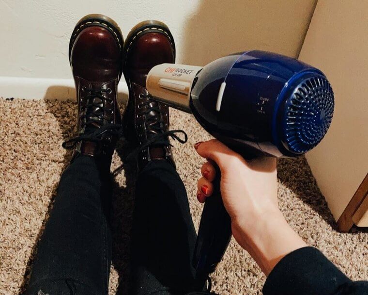 Tight Shoes? Try Using a Blow Dryer to Break Them In