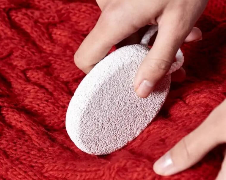 Keep Your Sweaters Fuzz-Free With a Pumice Stone