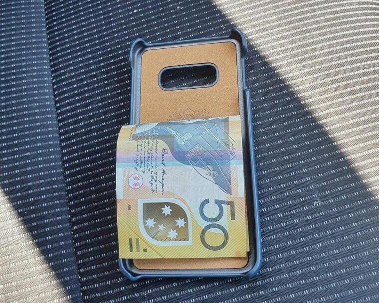 Keep Emergency Cash in the Space Between Your Phone and Its Case