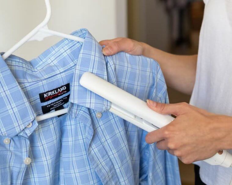 Who Needs an Iron When You Can Use Your Hair Straighteners to Iron Your Clothes