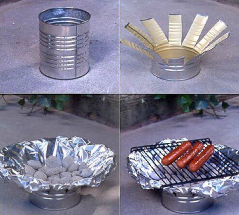 Make a Working Tin Grill