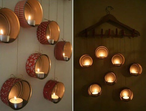 Add in Some Soft, Ambient Lighting With Tuna Cans