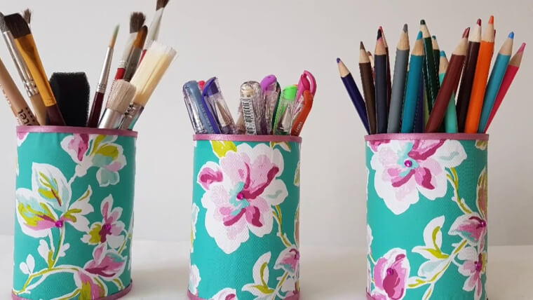Make a Colorful Pencil Holder