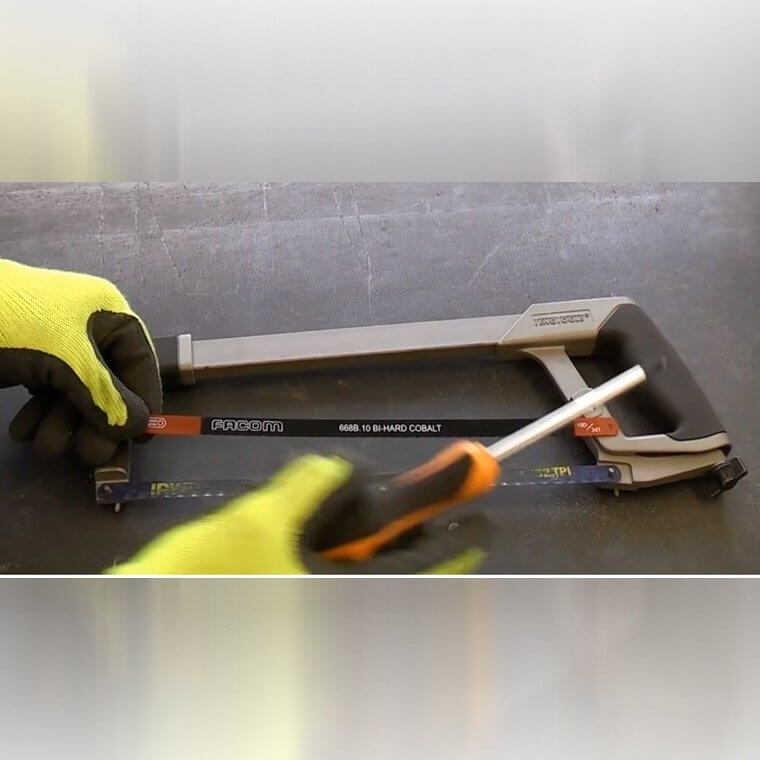 Use Tape to Make a Flush Hacksaw