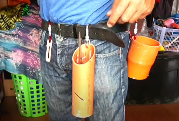 Use PVC Pipe to Make a Tool Holder