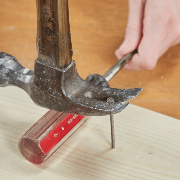 Use Extra Leverage to Pull Nails