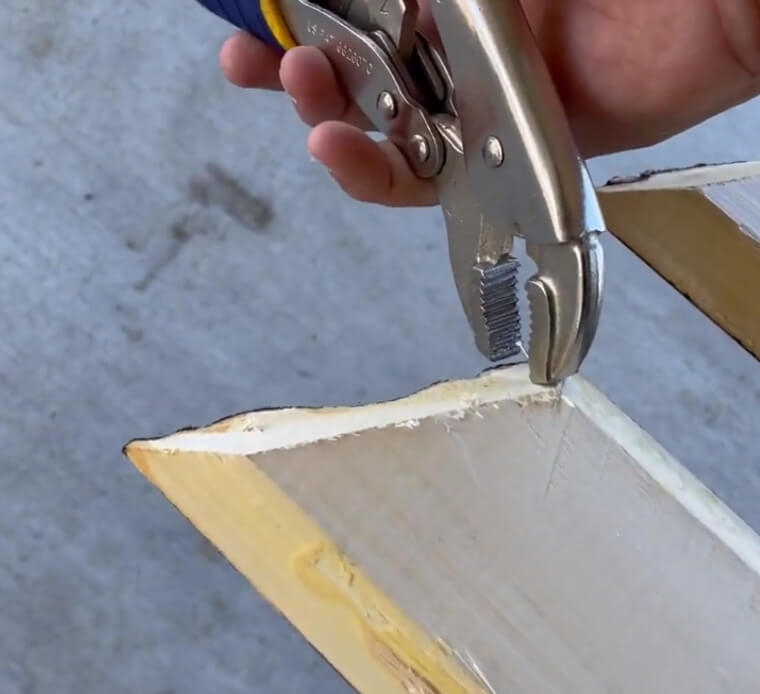Use a Vise-Grip Plier to Pull Nails