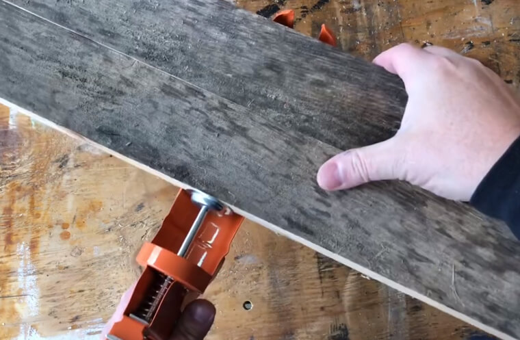 Use a Caulk Gun as a Clamp