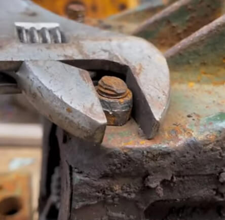 Use a Wrench for Stubborn Bolts