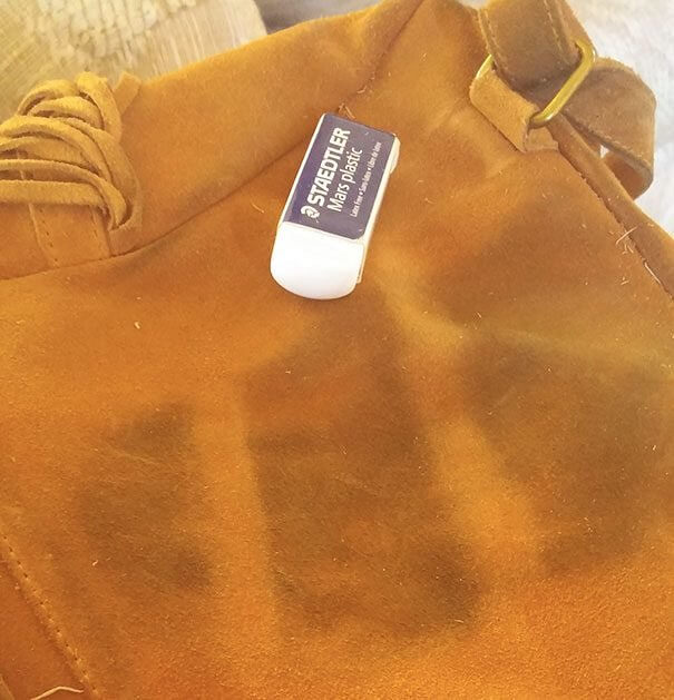 Save Your Suede With an Eraser