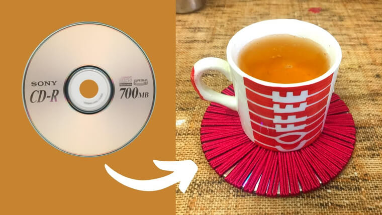 Make a Coaster Set Out of Old CDs