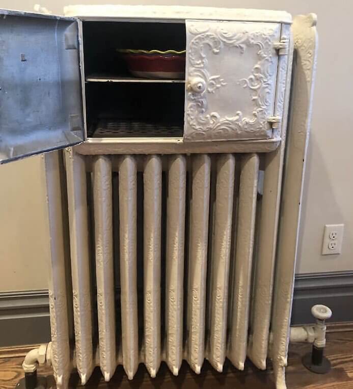 Hot Water Heater by Day, Pie Heater by Night