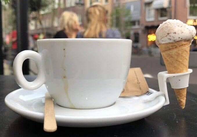 Special Plate for When You Want Coffee With a Side of Ice Cream