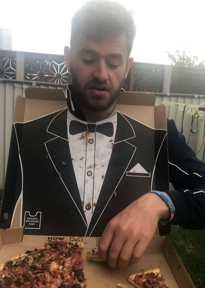 The Most Dapper Pizza Box