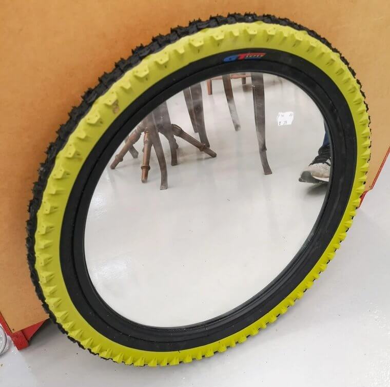 Use a Bike Tire to Make a Mirror