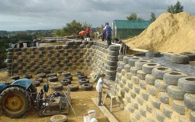 Build a Sturdy Tire Wall