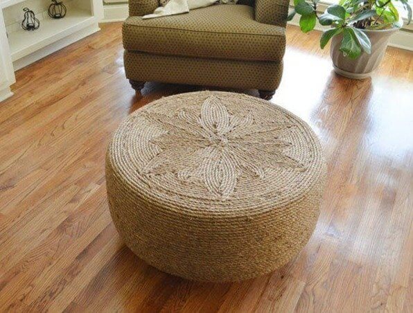 Turn It Into a Yarn Ottoman