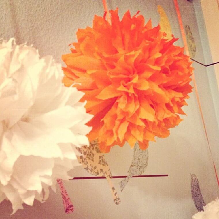 Create Paper Pompons Using Tissues