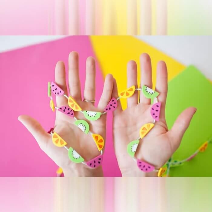 Make A Fruit Garland For Summer Pool Parties