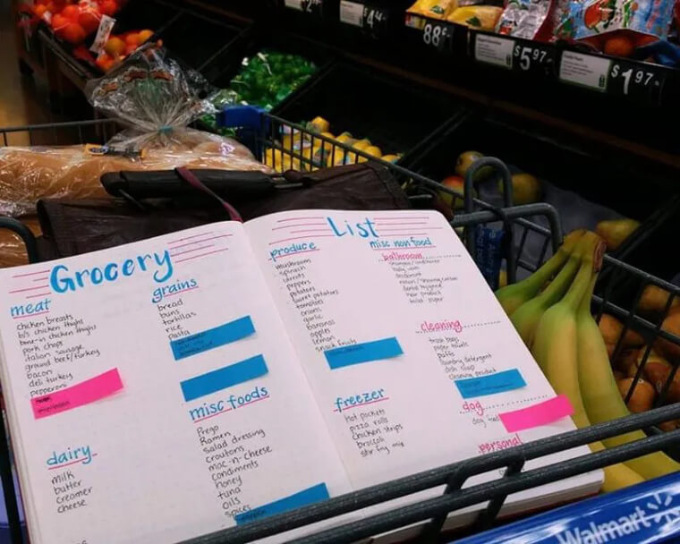 Stick To A List Between Weekly Shopping Visits