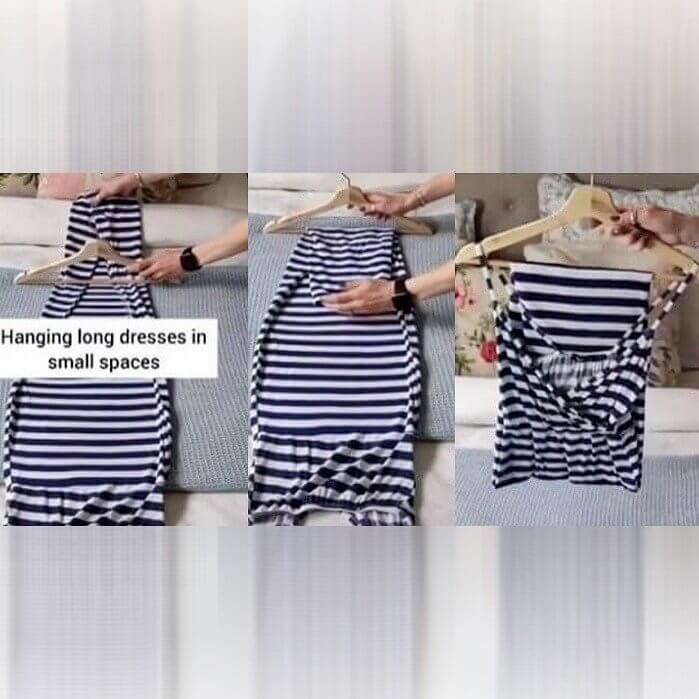 Keep Long Dresses From Sliding Off Hangers