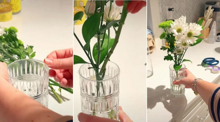 Keep Those Flowers Perfectly Centered With This Hack