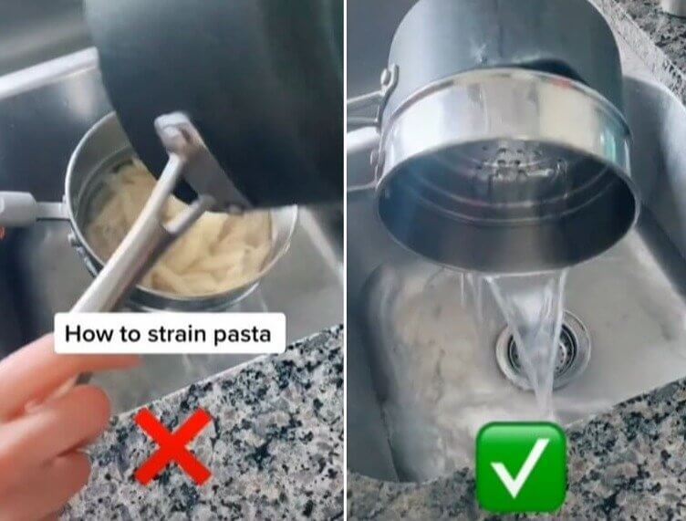 Strain Your Pasta More Efficiently