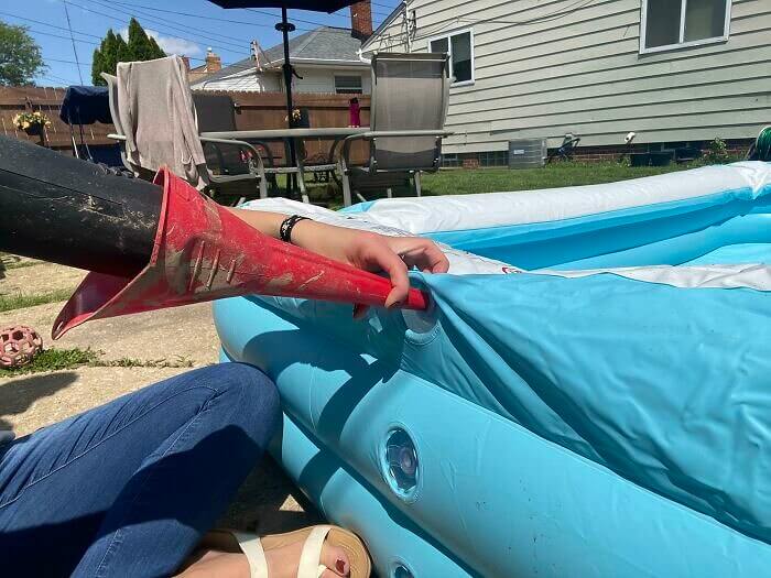 This Leaf Blower/funnel Combination Will Be Your New BFF Next Summer