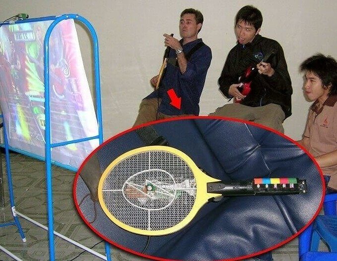 Broken Guitar Hero Guitar? Here, Use a Racket