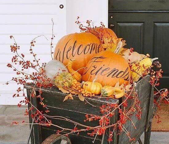 Personalized Pumpkin Greetings at Your Doorstep