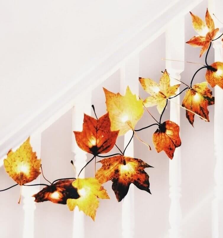Craft Your DIY Autumn Leaf Fairy Lights