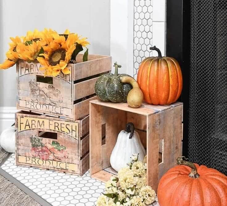 Crate Boxes Can Be Used for Decor and Storage