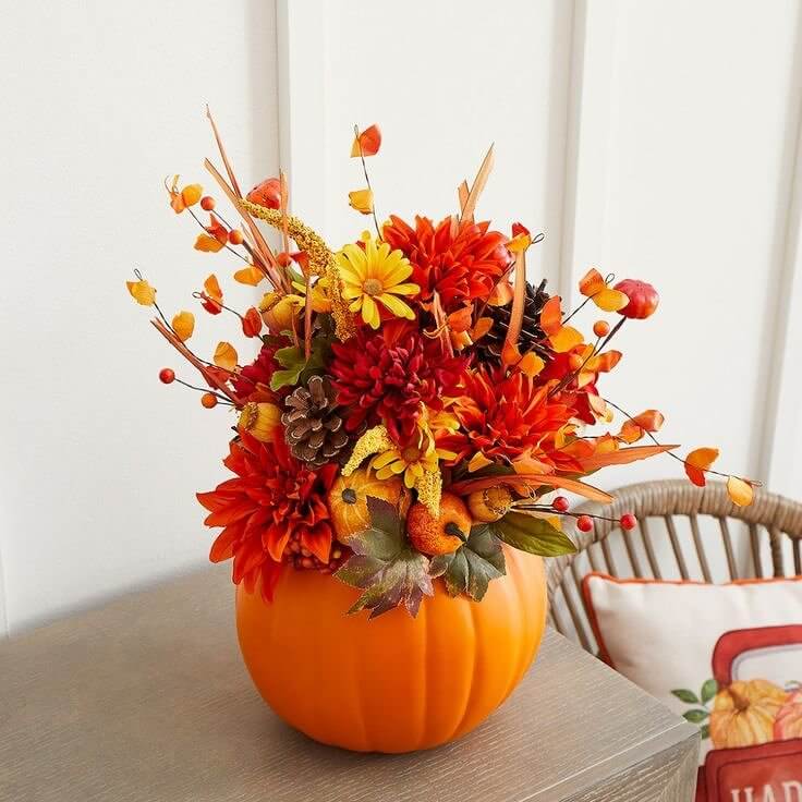 Create a Beautiful Pumpkin Bouquet